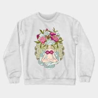 Yoga Flowers Crewneck Sweatshirt